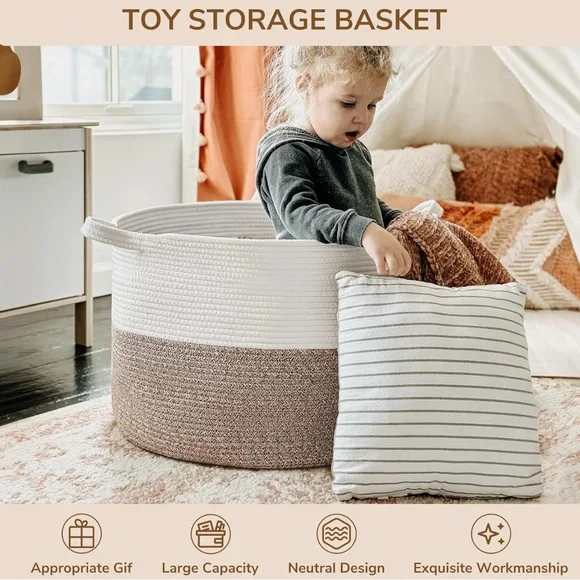 XXXLarge Blanket Basket Living Room - 22